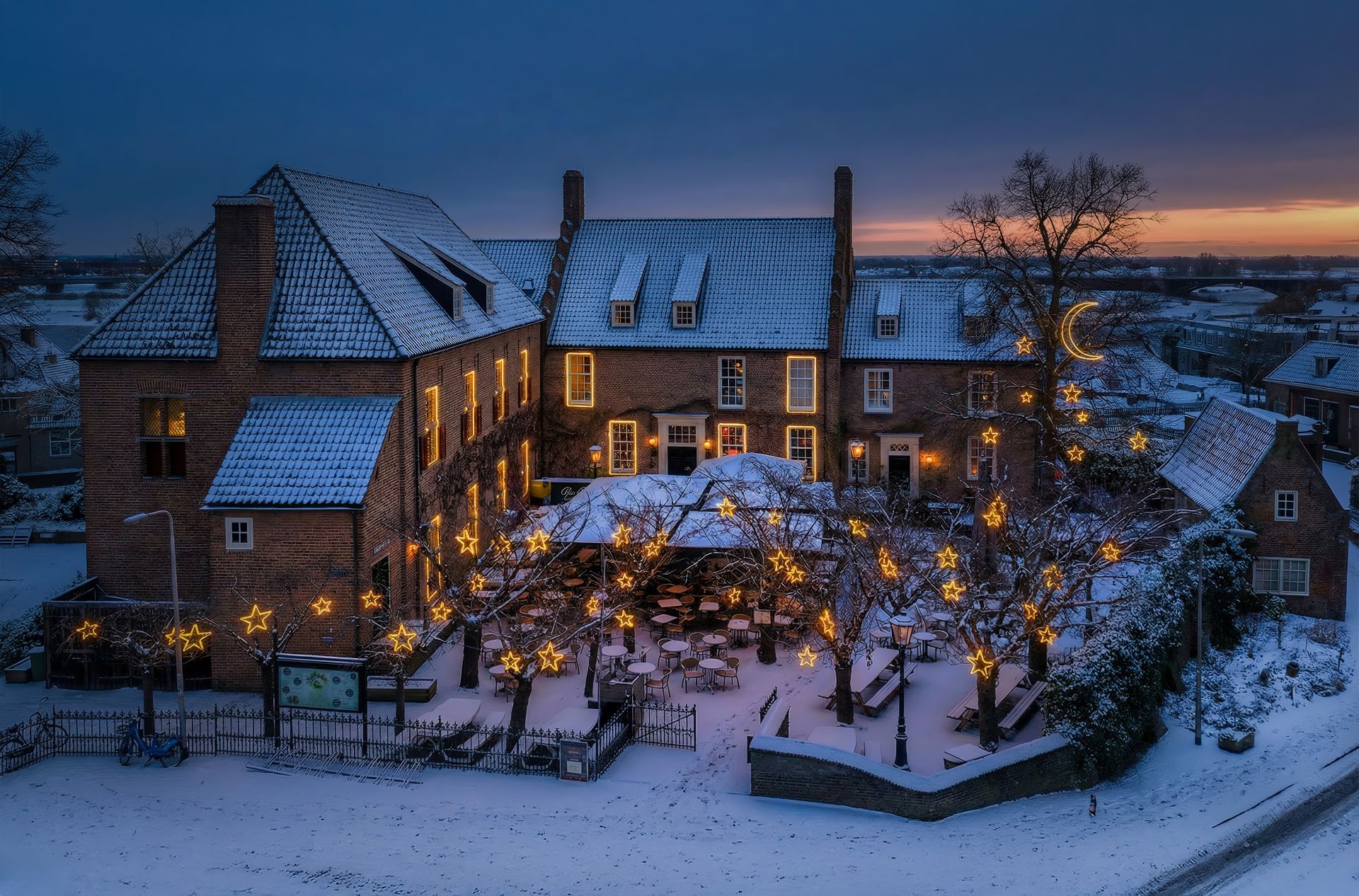Restaurant de hemel kerst